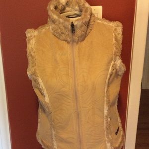 Ariat Faux Suede/Fur reversible vest